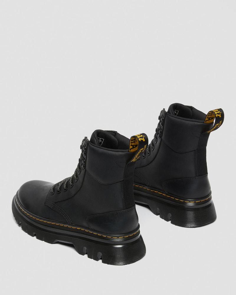 Dr Martens Tarik Wyoming Leren Utility Vrijetijdslaarzen Heren Zwart | NL 332LIS